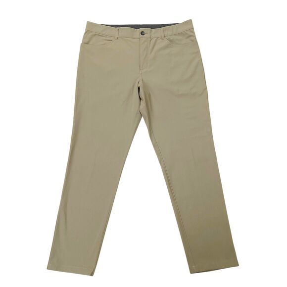 Skechers The Go Walk 5 Pocket Pant Premium 35x30 Mens 35 Beige Performance Golf - Picture 1 of 12